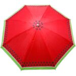 Rozkładany Parasol Plażowy Arbuza 180 cm z Regulowaną Wysokością - obrazek 2