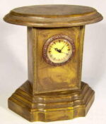 Zegar Stojący Vintage w Kolorze Orzechowym 30x30 cm - obrazek 2