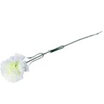 Goździk pojedynka w kolorze białym 46 cm - obrazek 3