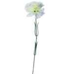 Goździk pojedynka w kolorze białym 46 cm