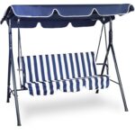 Huśtawka Ogrodowa Goliat Niebieska o Wysokiej Wytrzymałości