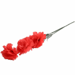 Gałązka trzech goździków różowych, neonowych - obrazek 3