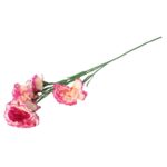 Gałązka Dekoracyjna z Pięcioma Goździkami w Kolorze Kremowo-Fioletowym - obrazek 3