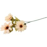 Gałązka Kremowych Margaretek - Sztuczny Kwiat Jesiennych Odcieni 60cm - obrazek 2