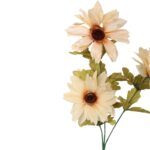 Gałązka Kremowych Margaretek - Sztuczny Kwiat Jesiennych Odcieni 60cm - obrazek 3