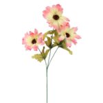 Sztuczna Margaretki Łososiowe na Gałązce - Kolor Jesieni