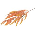 GAŁĄZKA LIŚCI PAPIRUSA 70 cm KOLOR POMARAŃCZOWY - obrazek 3