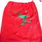 Czerwony worek na prezenty 38x40cm