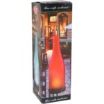 Czerwona Wisząca Butelka na Świeczkę T-light Unikatowego Designu - obrazek 3