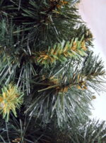 Choinka-zielony świerk z jaśniejszym i cieńszym splotem 90 cm - obrazek 2