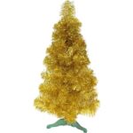 Wewnętrzna Choinka Świąteczna Złota, Wysokość 90 cm, Możliwość Modelowania, Stojak Wliczony - obrazek 2