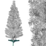 Srebrna Choinka dekoracyjna 90 cm z możliwością modelowania do użytku wewnętrznego