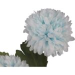 Sztuczny Kwiat - Podwójny Czosnek Niebieski, Wysokość 54 cm - obrazek 2