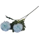 Sztuczny Kwiat - Podwójny Czosnek Niebieski, Wysokość 54 cm - obrazek 3