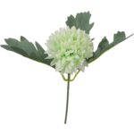 Sztuczna Gałązka Podwójnego Czosnku w Kolorze Zielonym o Długości 57 cm - obrazek 3