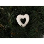 Komplet 6 Białych Opalizujących Serduszek Styropianowych 5.5 cm w Boxie PVC - obrazek 2