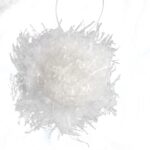 Komplet 6 Białych Bombek Styropianowych w Kształcie Kul Śnieżnych 6 cm - obrazek 2