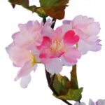 GIRLANDA KWIATOWA KWIAT WIŚNI JABŁONI SZTUCZNE KWIATY 1,8M jasno różówa - obrazek 2
