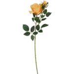 Sztuczna Róża Herbaciana z Kolcami, 70 cm - obrazek 2