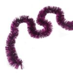 Łańcuch choinkowy Goliat, różowy, z folii metalizowanej, 7cm x 2m - obrazek 3