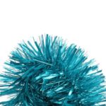 Turkusowy Łańcuch Choinkowy Lux Goliat - 7cm x 2m Metalo-foliowy - obrazek 2