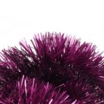 Łańcuch choinkowy Goliat z folii metalizowanej, kolor fuksja, 10cm x 3m - obrazek 2