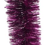 Łańcuch choinkowy Goliat z folii metalizowanej, kolor fuksja, 10cm x 3m - obrazek 3