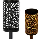 Dekoracyjna Lampa Ogrodowa na Energii Słonecznej z Akumulatorem i Czujnikiem Zmierzchu