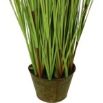 Sztuczna Trawa Dekoracyjna w Metalowej Donicy 200 cm - obrazek 3