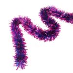 Łańcuch choinkowy metalizowany granatowo-różowy fi 10 cm, 300 cm - GOLIAT, Produkt Polski - obrazek 3