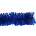 Goliat Granatowy Łańcuch Choinkowy z Folii Metalizowanej, 10cm x 3m, Grubo/Cienkocięty - obrazek 2