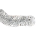 Srebrny Grubocięty Łańcuch Choinkowy Goliat 3m - Dekoracja Bożonarodzeniowa Premium - obrazek 2