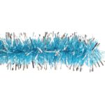 Łańcuch choinkowy grubo/cienkocięty srebrno błękitny 3m - obrazek 2