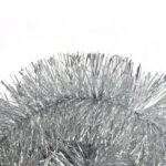 Srebrny Łańcuch Choinkowy Gęsty 10cm x 3m Goliat Premium - obrazek 2