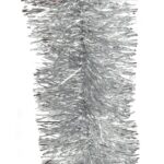 Srebrny Łańcuch Choinkowy Gęsty 10cm x 3m Goliat Premium - obrazek 3