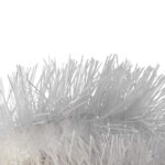 Gęsty Łańcuch Choinkowy Goliat z Białej Metalizowanej Folii 10cm x 300cm - obrazek 2