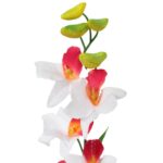 Gałązka Sztucznego Storczyka Białego o Długości 60cm - obrazek 2