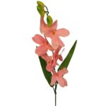 Sztuczny Storczyk w Kolorze Łososiowym o Długości 60cm - obrazek 3