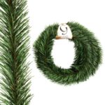 Girlanda CHOINKOWA ŚWIĄTECZNA DEKORACJA ŁAŃCUCH 5m x 7.5 cm - obrazek 2