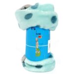 Delikatny Niebieski Kocyk w Kropki dla Psa o Długiej Żywotności - obrazek 2