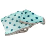 Delikatny Niebieski Kocyk w Kropki dla Psa o Długiej Żywotności - obrazek 3