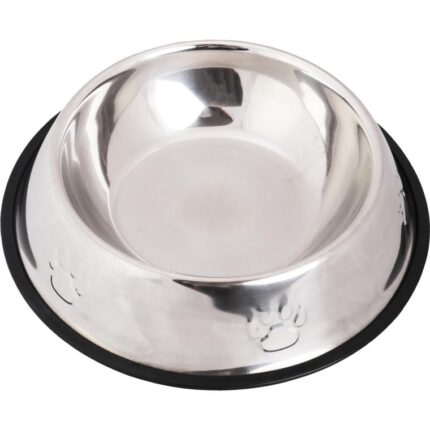 Duża, Stabilna Miska dla Psa z Antypoślizgowym Podłożem i Dekoracyjną Łapką, 750 ml