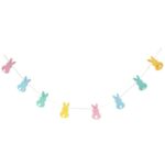 Girlanda Wiosenna z Filcowymi zajączkami 145 cm - obrazek 2