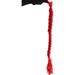 Czapka Kibica Polski z Warkoczami w Kolorach Biało-Czerwonym - obrazek 2