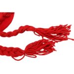 Czapka Kibica Polski z Warkoczami w Kolorach Biało-Czerwonym - obrazek 3