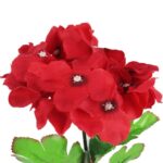 HORTENSJA 80 cm KOLOR CZERWONY - obrazek 2