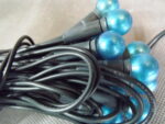 Niebieskie Lampki Choinkowe-Kulki Perłowe 35L na Zielonym Kablu 3.2m 220V-240V Do Użytku Wewnętrznego - obrazek 2