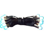 Niebieskie Lampki Choinkowe-Kulki Perłowe 35L na Zielonym Kablu 3.2m 220V-240V Do Użytku Wewnętrznego