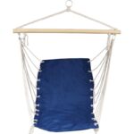 Hamak-Krzesło Goliat Brazylijskie, Granatowy, Wygodne do Ogrodu i Domu