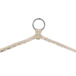 Hamak-Krzesło Brazylijskie Goliat w Odcieniach Szarości i Bieli do Ogrodu i na Balkon - obrazek 3